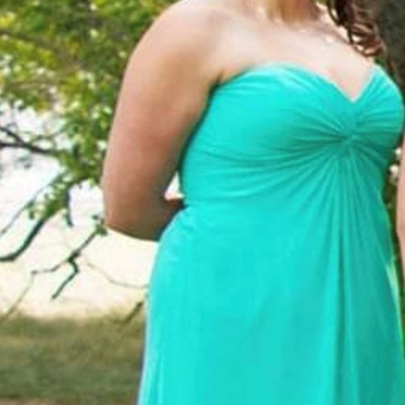 Seamist Strapless Bridesmaid Dress - Picture 3 of 4